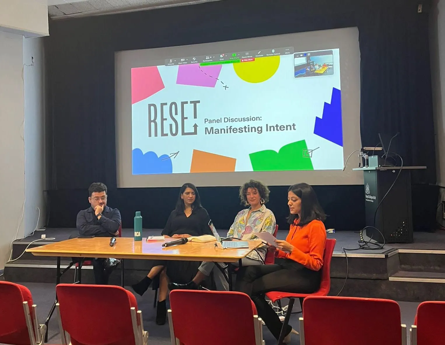 Moderating a panel on Manifesting Intent in Service Design